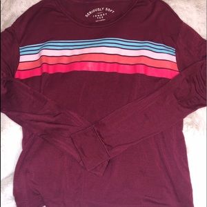 Dark pink long sleeve